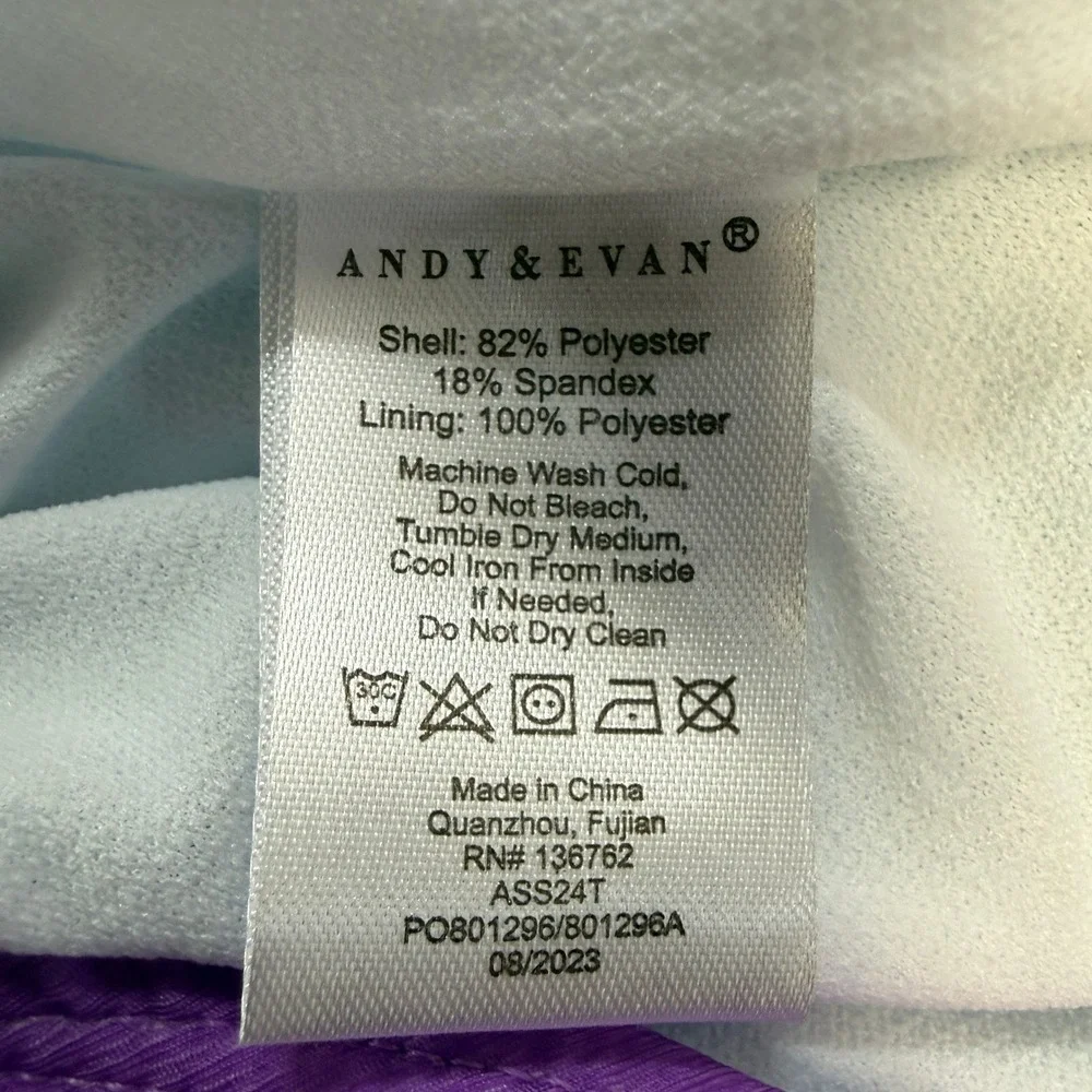 Andy‎ & Evan Girls Color Block One Piece Swimsuit UPF 50+ Size XL 16 NWT